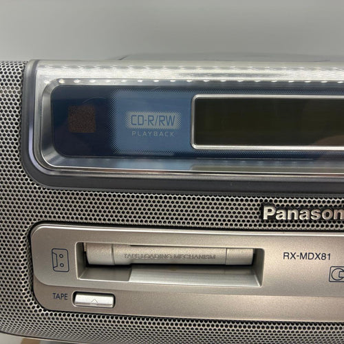 Panasonic Cd, Md Cassette Decks Rx-Mdx81