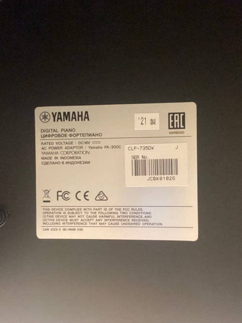 Yamaha Keyboards Digital Pianos Clavinova Clp-735 (21