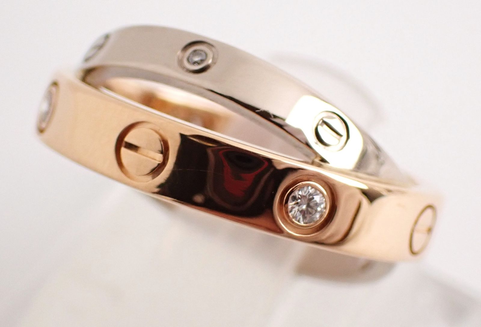 Cartier Ring #47(7 K18Pg/Wg 6.1G