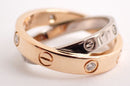 Cartier Ring #47(7 K18Pg/Wg 6.1G