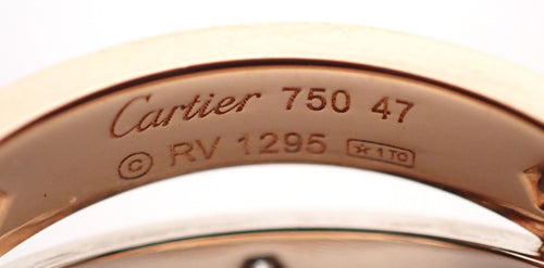 Cartier Ring #47(7 K18Pg/Wg 6.1G