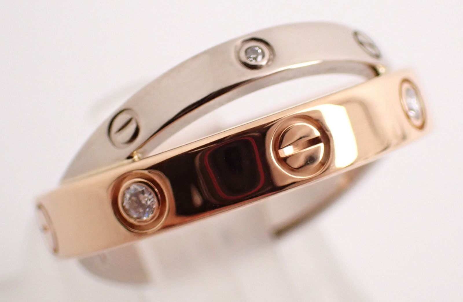 Cartier Ring #47(7 K18Pg/Wg 6.1G
