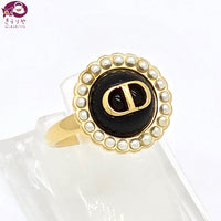 Christian Dior Bague Petit Cd Baroque M 12