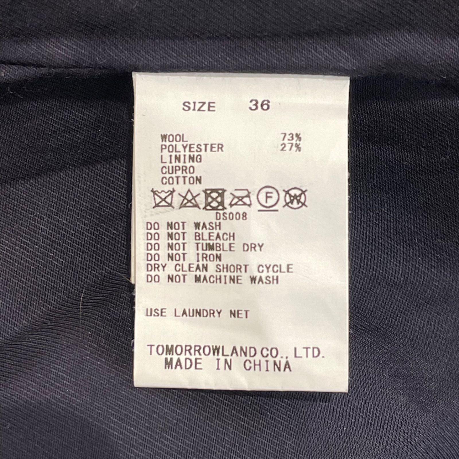 Macphee Peacort Wool Coat P 36 37400 2991