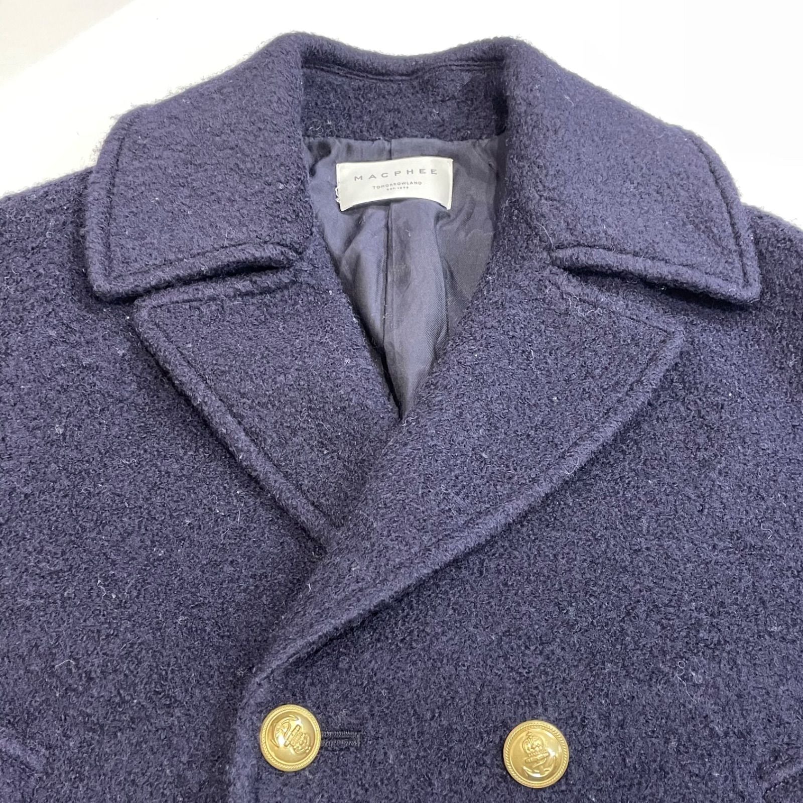 Macphee Peacort Wool Coat P 36 37400 2991