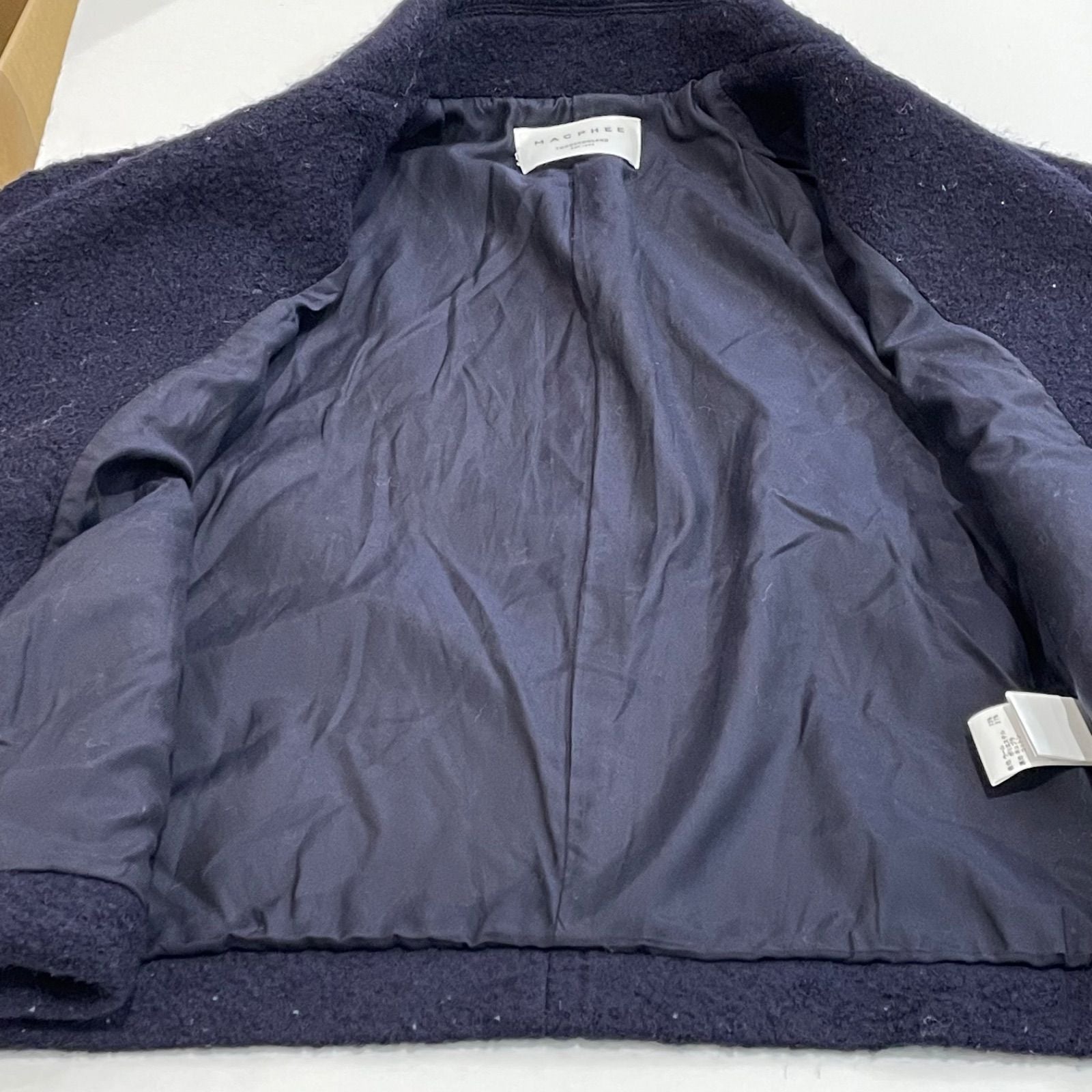 Macphee Peacort Wool Coat P 36 37400 2991