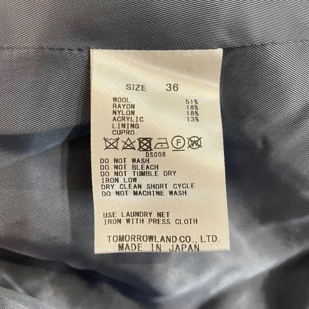 Bacca Tailored Jacket 36 No 35-07-85-07352 610005 R-01 Made In 3506