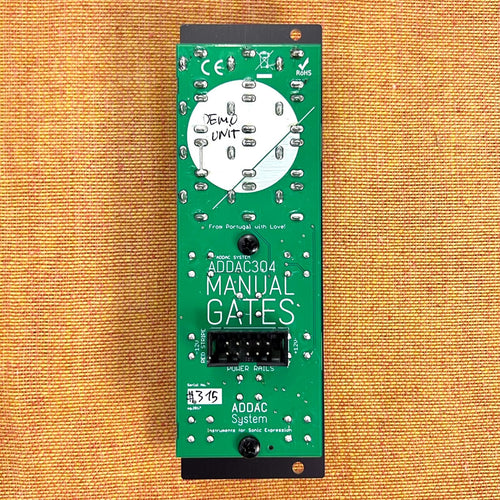 Modular Synthesizer Addac System: Addac304 Manual Gates