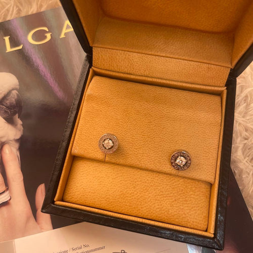 Bvlgari Earrings (Pairs) 1P K18Wg