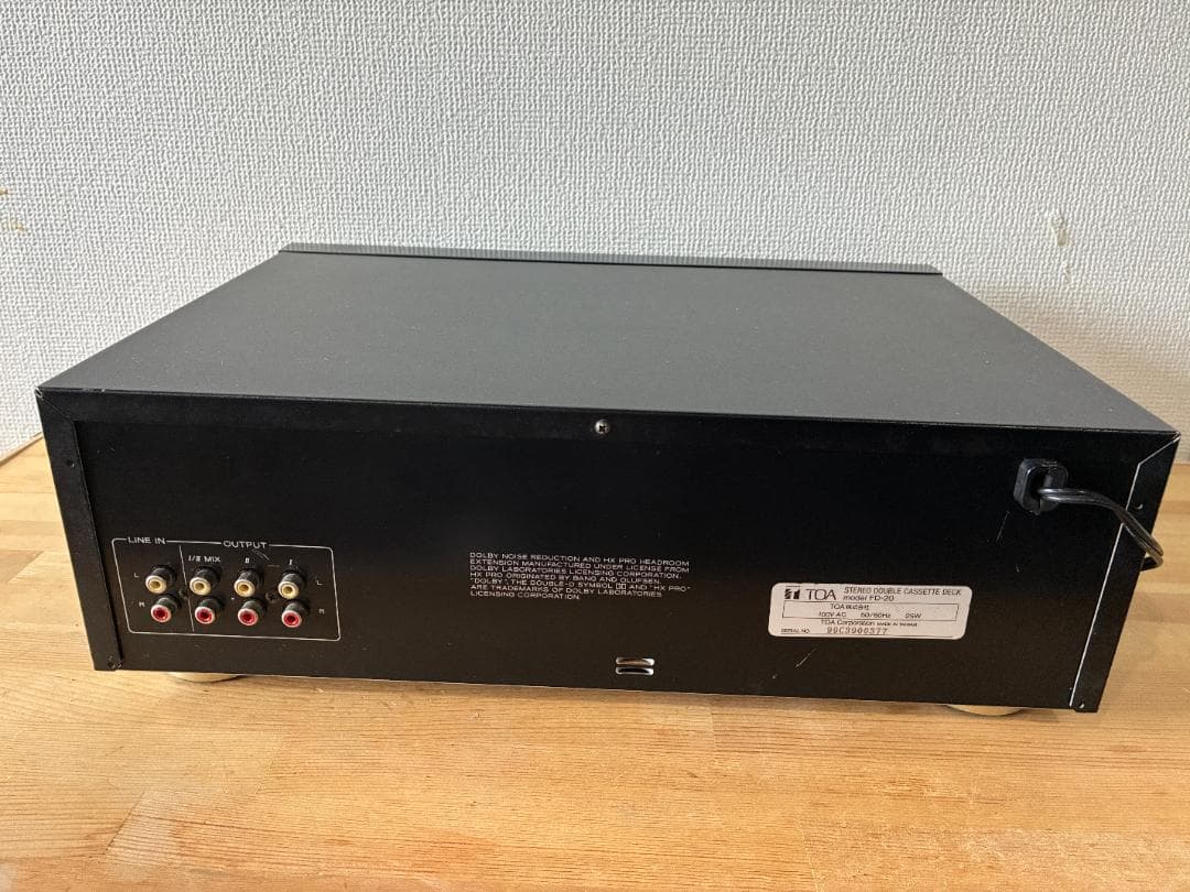 Cd, Md Cassette Decks Toa Fd-20