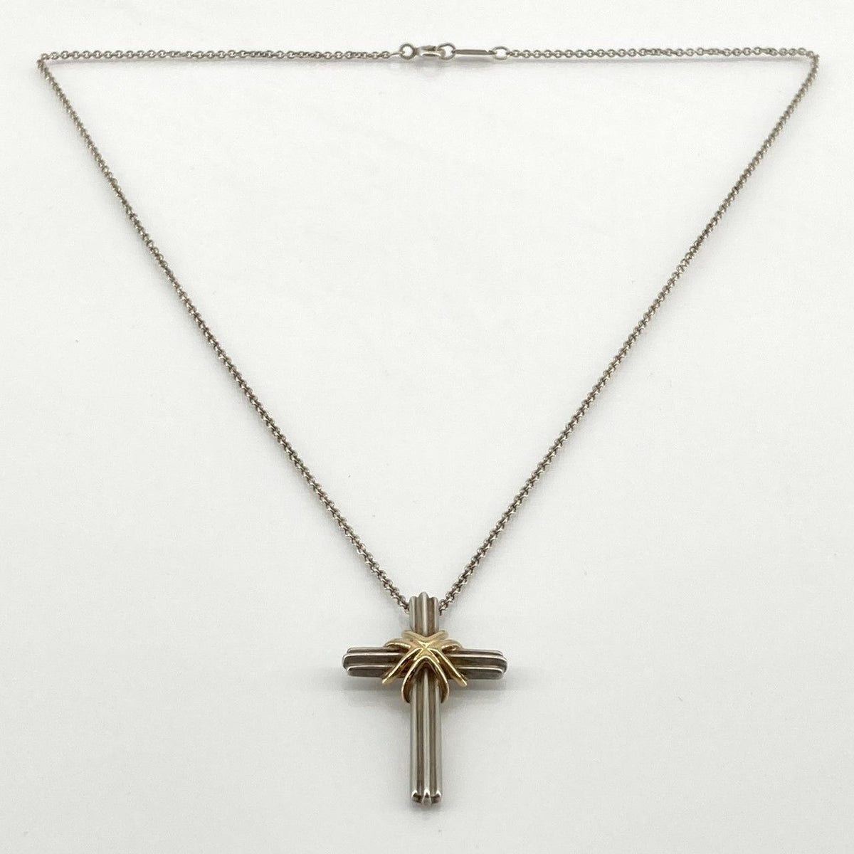 Necklace 10%Off Tiffany&Co. Ag925/Au750 7.68G