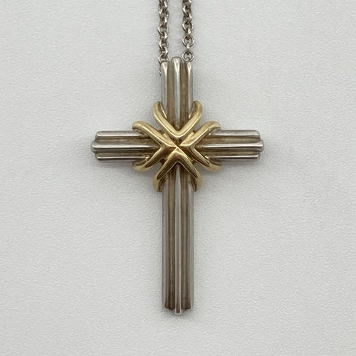 Necklace 10%Off Tiffany&Co. Ag925/Au750 7.68G