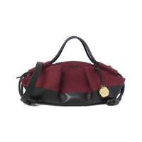 Loewe Handbag Paseo Samll A709P48X06 7124/Burgundy+Black Gold(