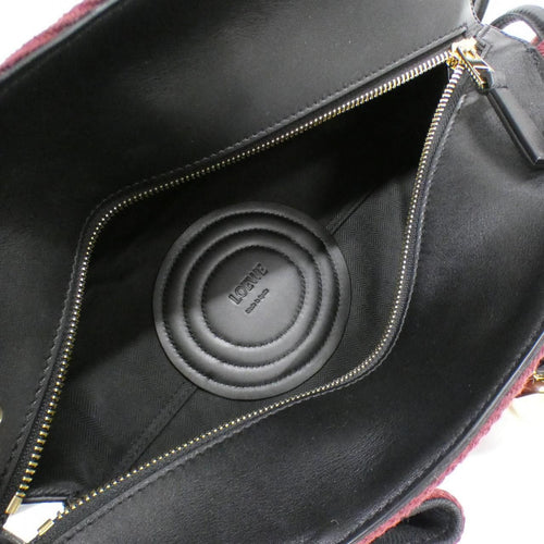 Loewe Handbag Paseo Samll A709P48X06 7124/Burgundy+Black Gold(