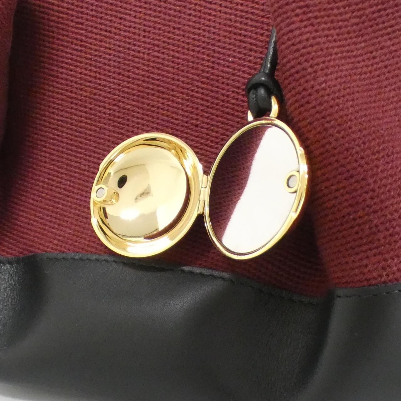 Loewe Handbag Paseo Samll A709P48X06 7124/Burgundy+Black Gold(