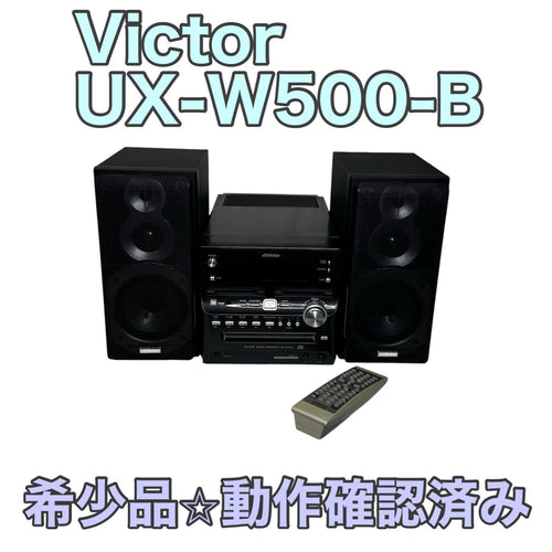 Victor Cd Md Cassette Deck Ux-W500-B