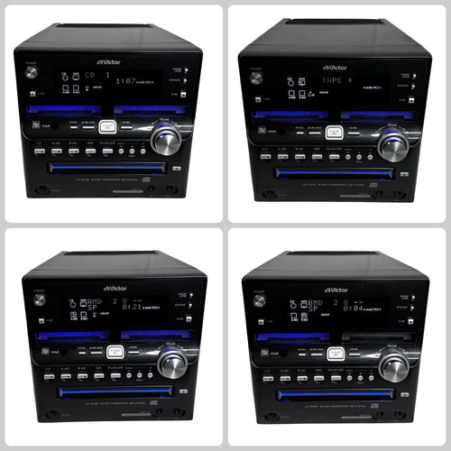 Victor Cd Md Cassette Deck Ux-W500-B