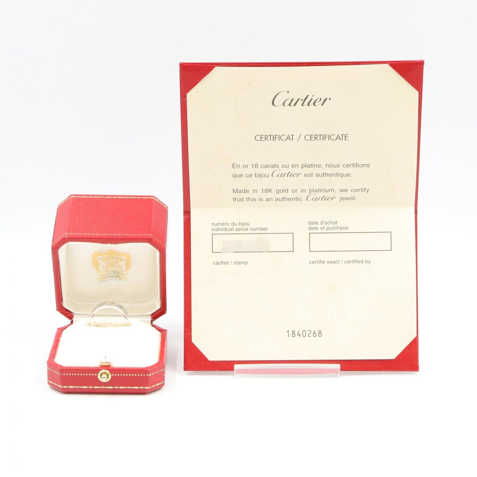 Cartier Ring B4084700 K18Wg Used A