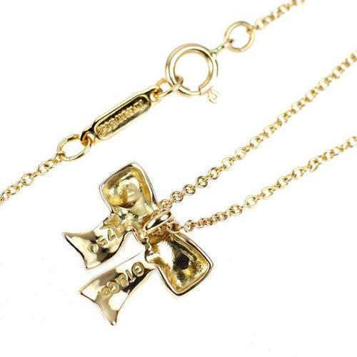 Tiffany Necklace K18Yg