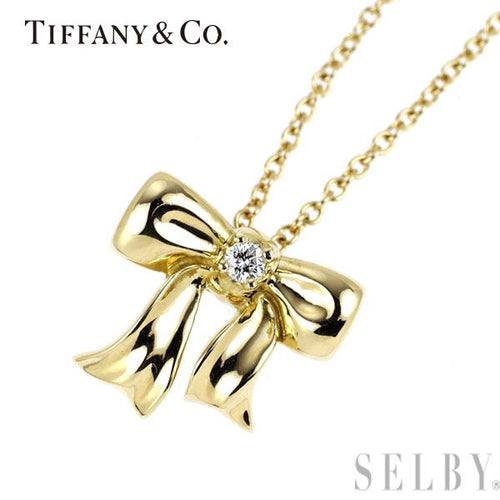 Tiffany Necklace K18Yg