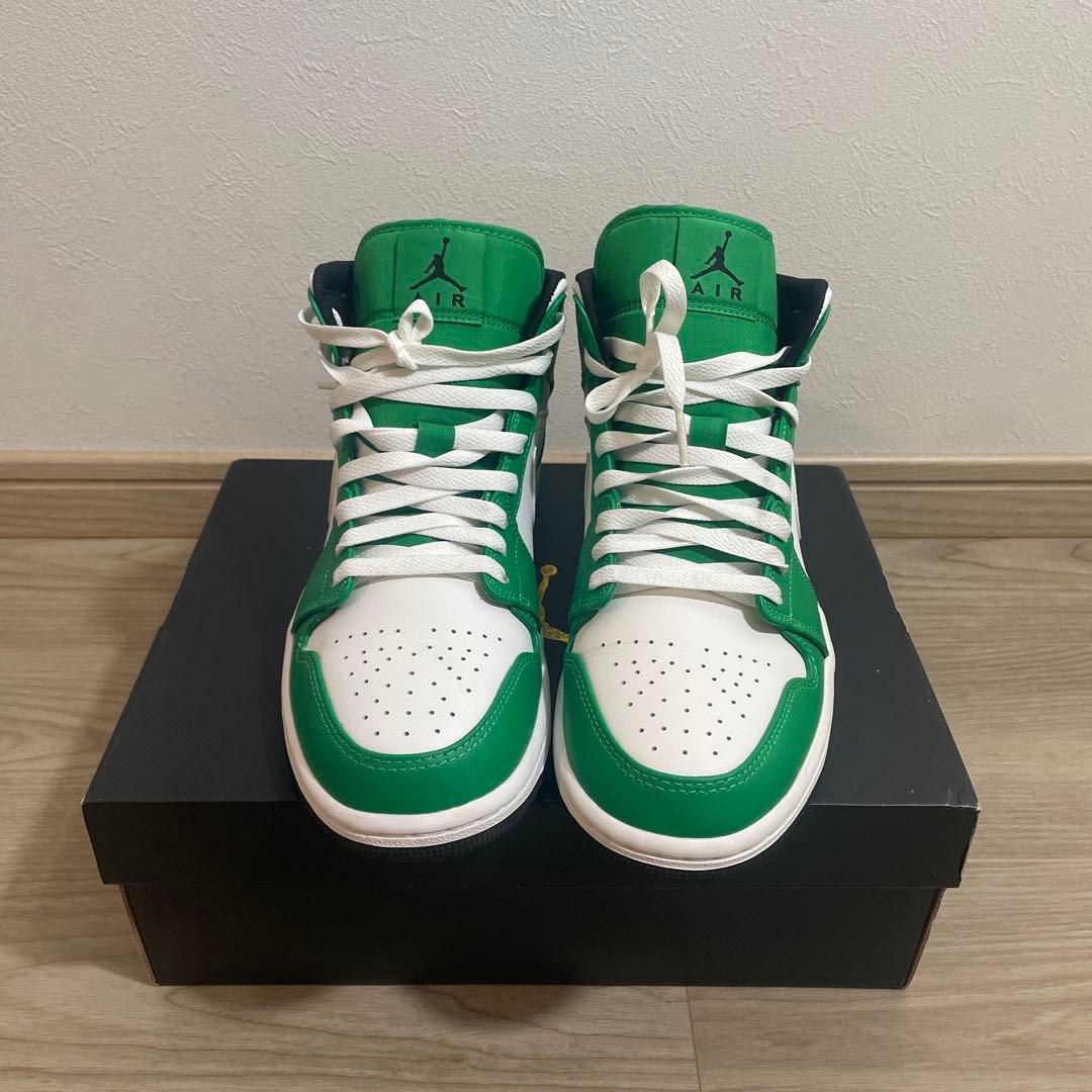 Nike Sneakers Air Jordan 1 Mid Green White
