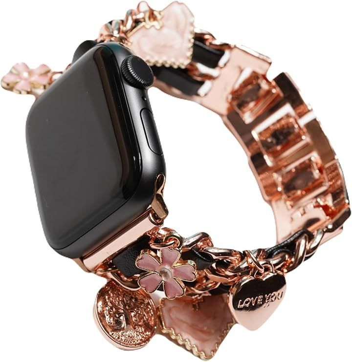 Band Belt Royce&Roland Apple Watch Series (Rosegold/Black, 42Mm) Black