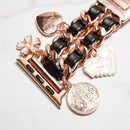 Band Belt Royce&Roland Apple Watch Series (Rosegold/Black, 42Mm) Black