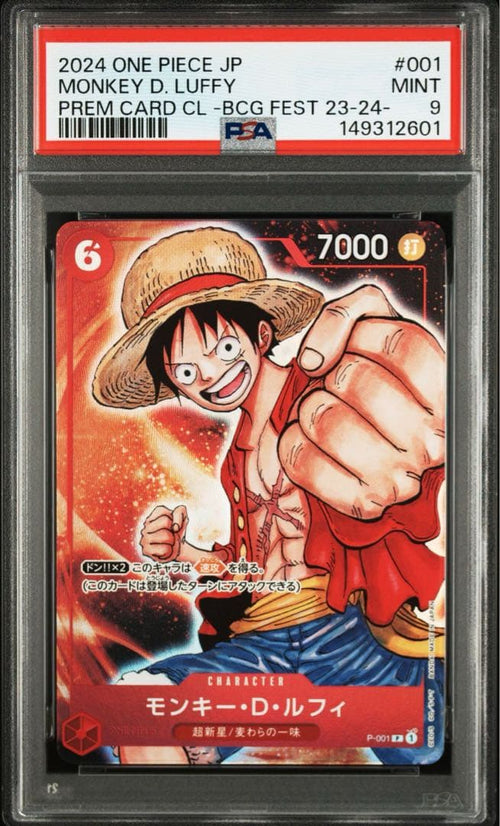 One Piece Card Game Psa9 Fest23-24 Edition D