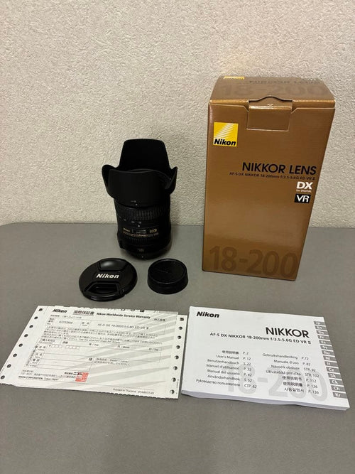 Nikon Zoom Lenses Af-S Nikkor 18-200Mm F/3.5-5.6G Ed Vr Ii