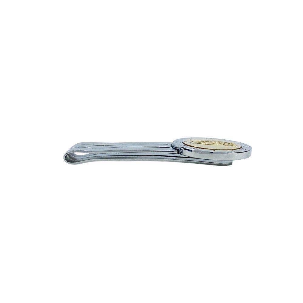 Bvlgari Money Clip Ss Yg750 491382 12 Top 2 2Cm/ 1.6 4.7Cm Ab