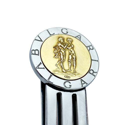 Bvlgari Money Clip Ss Yg750 491382 12 Top 2 2Cm/ 1.6 4.7Cm Ab