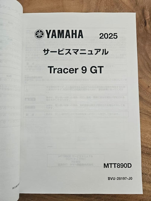 Yamaha Catalogs Manuals Tracer 9 Gt 2025