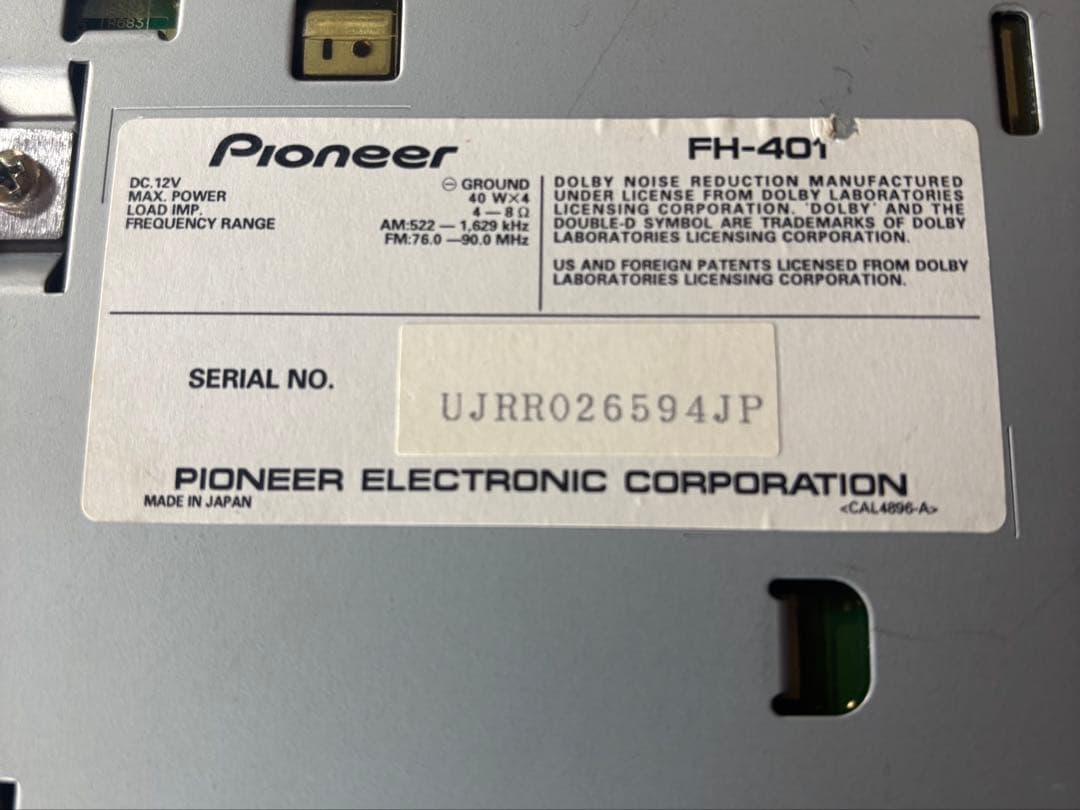 Carrozzeria Set Pioneer/Cd