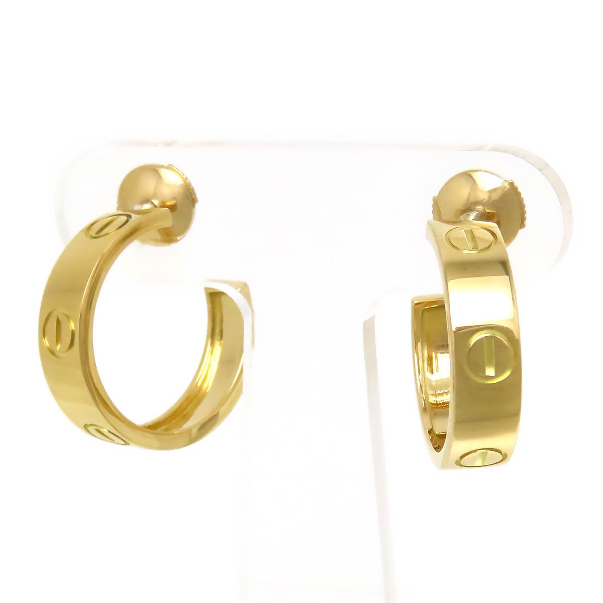 Cartier Earrings (For Both Ears) 750 (K18Yg)