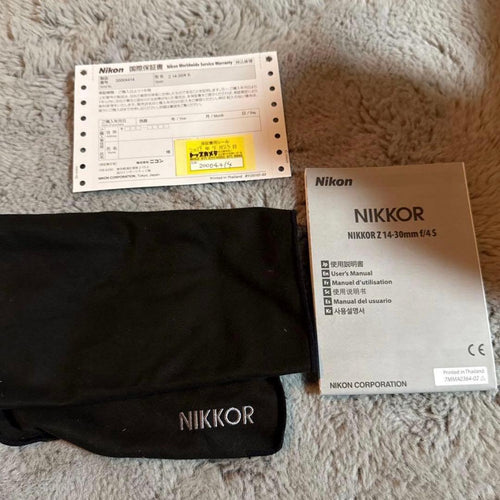 Nikon Zoom Lenses Nikkor Z 14-30Mm F/4 S
