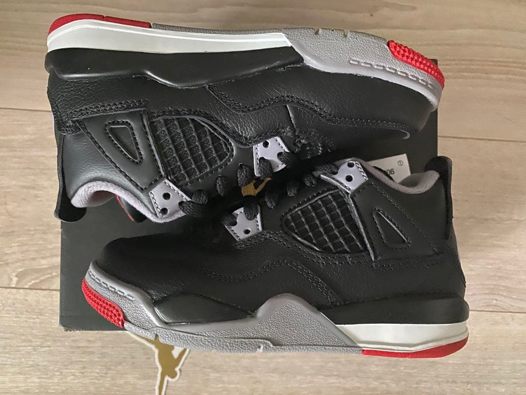 Air Jordan Sneakers 4 Ps "Bred Reimagined"