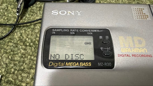 Sony Portable Md Players Mz-R30
