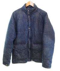 A Bathing Ape Tailored Jacket Indigo Denim Puffer S 103Mt-2603
