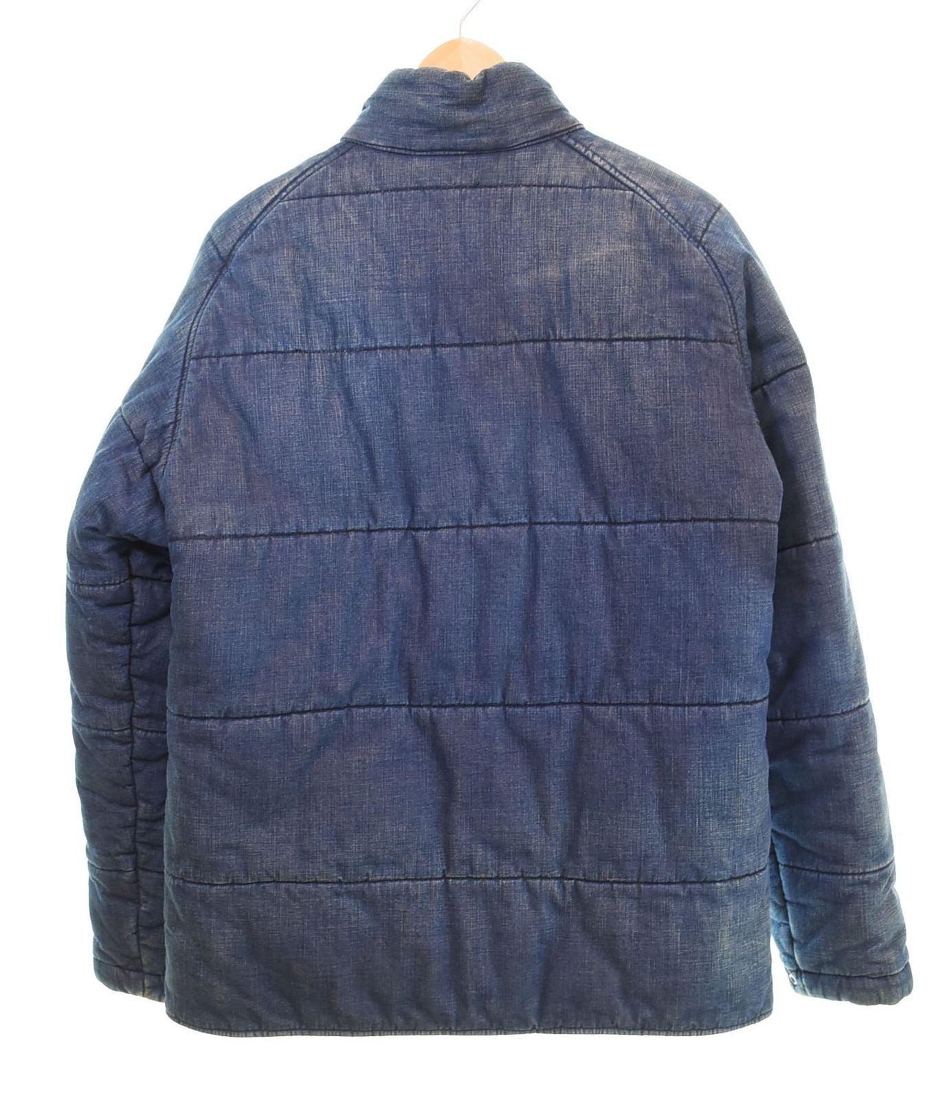 A Bathing Ape Tailored Jacket Indigo Denim Puffer S 103Mt-2603