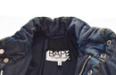 A Bathing Ape Tailored Jacket Indigo Denim Puffer S 103Mt-2603