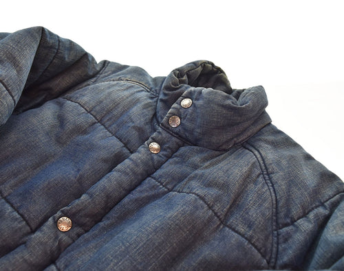 A Bathing Ape Tailored Jacket Indigo Denim Puffer S 103Mt-2603