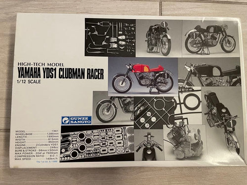 Motorcycle Bike Yamaha Yds1 Clubman Racer1/12