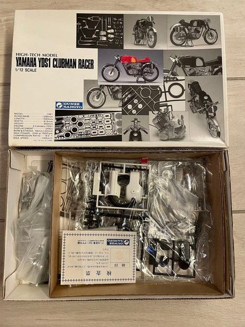 Motorcycle Bike Yamaha Yds1 Clubman Racer1/12