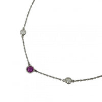 Tiffany Necklace Tiffany&Co. Pt950 2.9G