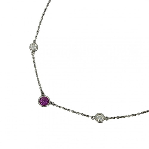 Tiffany Necklace Tiffany&Co. Pt950 2.9G