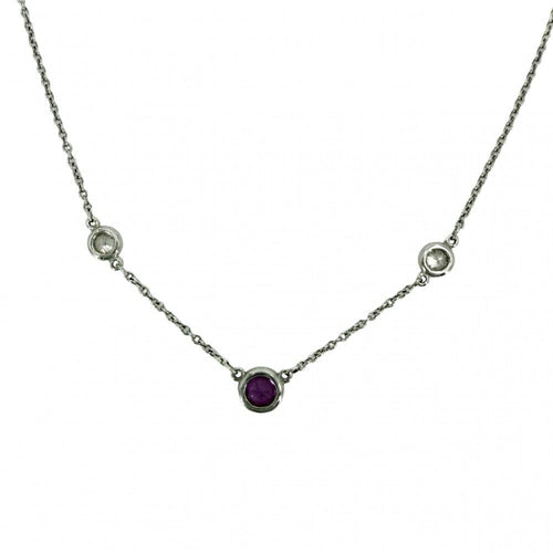Tiffany Necklace Tiffany&Co. Pt950 2.9G