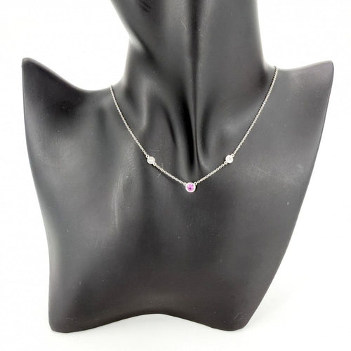 Tiffany Necklace Tiffany&Co. Pt950 2.9G