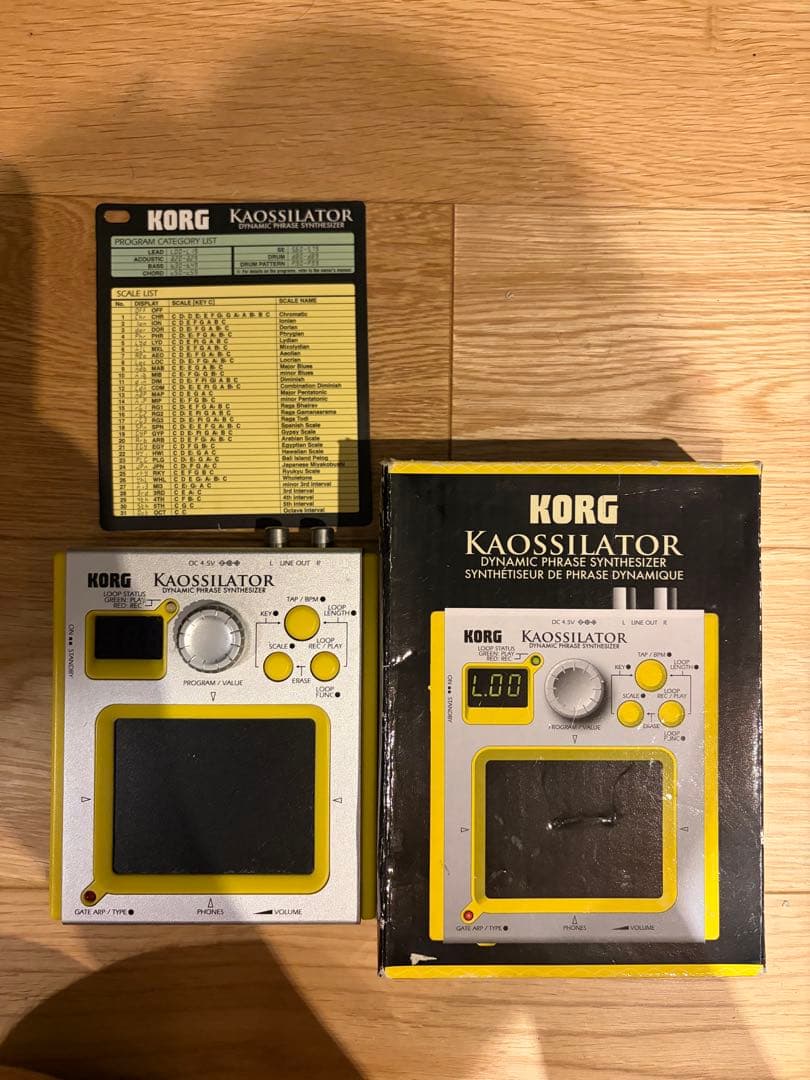 Korg Expansion Pads, Samplers Effects Units Kaossilator