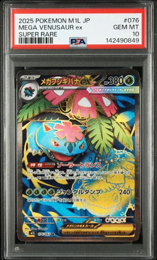 Pokemon Card Game Psa10 Ex #076 0849