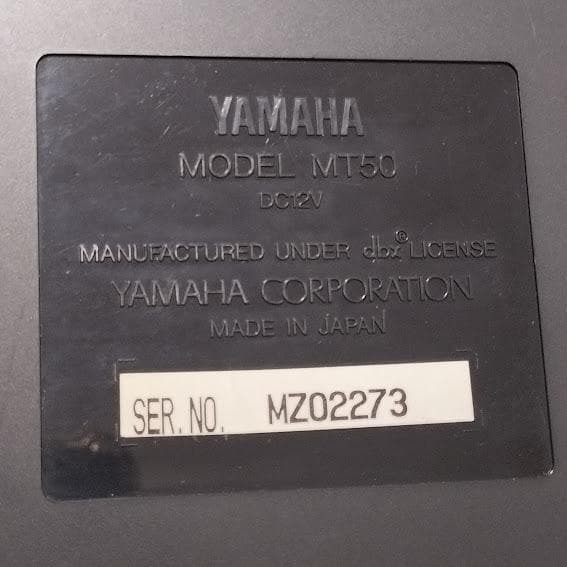Yamaha Multitrack Recorders Mt50 Mtr